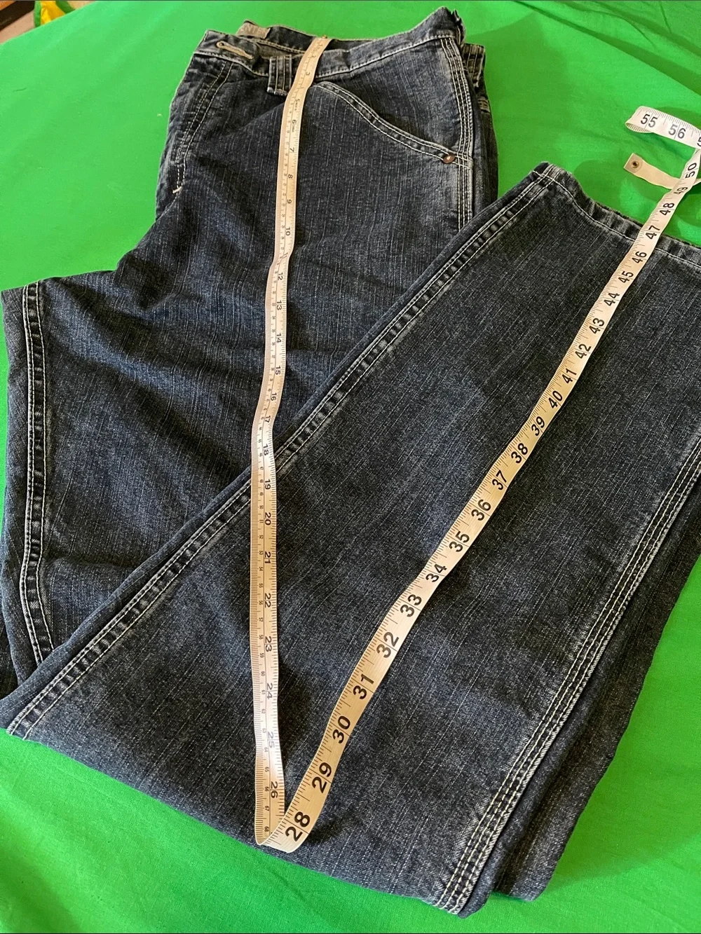 Lee Dark Wash Straight-Leg Denim Jeans